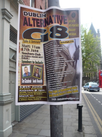 Alternative G8 Political Poster - Public Domain Photograph